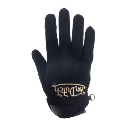 Helstons VON DUTCH SILVER Gloves - Black Ref : VDH0269 