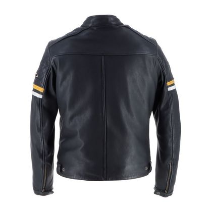 Blouson Moto Helstons VON DUTCH - RACE NOW - Noir / Jaune