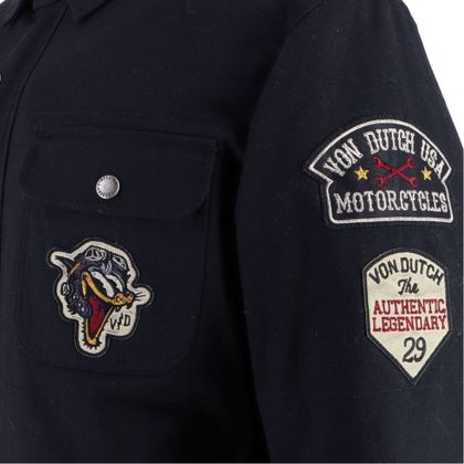 Surchemise Moto Helstons VD-DISTROY - Noir