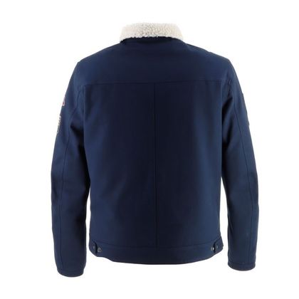 Blouson Moto Helstons VON DUTCH - WISCONSIN - Bleu