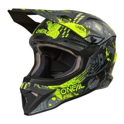 O'Neal 1SRS - VIBRANT 2025 Cross helmet - Black / Yellow Ref : OL2191 