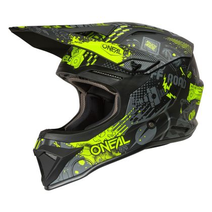 O'Neal 1SRS - VIBRANT 2025 Cross helmet - Black / Yellow
