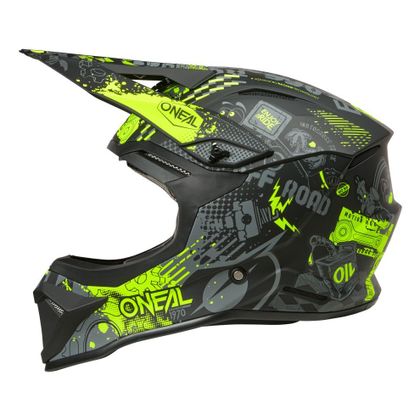 O'Neal 1SRS - VIBRANT 2025 Cross helmet - Black / Yellow