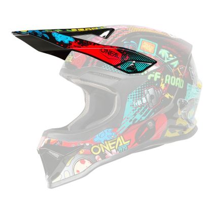 O'Neal 1SRS VIBRATING CHILD TT Visor - Multicolour