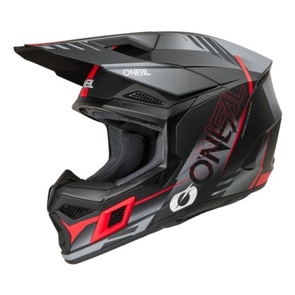 O'Neal 3SRS - HAZE 2025 Cross helmet - Black / Red