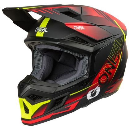 O'Neal 3SRS - HAZE 2025 Cross helmet - Red / Yellow Ref : OL2198 