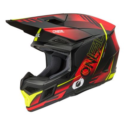O'Neal 3SRS - HAZE 2025 Cross helmet - Red / Yellow