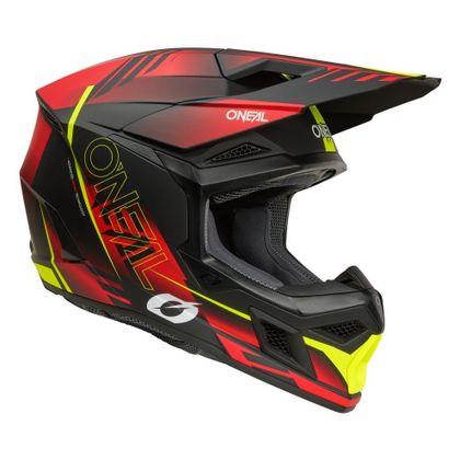 O'Neal 3SRS - HAZE 2025 Cross helmet - Red / Yellow