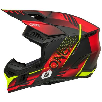 O'Neal 3SRS - HAZE 2025 Cross helmet - Red / Yellow