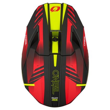 O'Neal 3SRS - HAZE 2025 Cross helmet - Red / Yellow