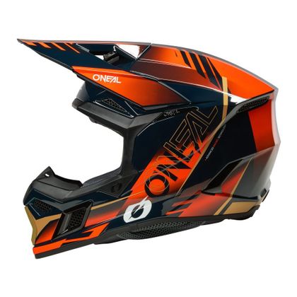 O'Neal 3SRS - HAZE 2025 Cross helmet - Blue / Orange