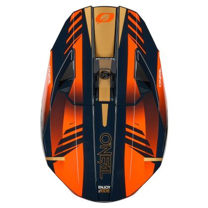 O'Neal 3SRS - HAZE 2025 Cross helmet - Blue / Orange