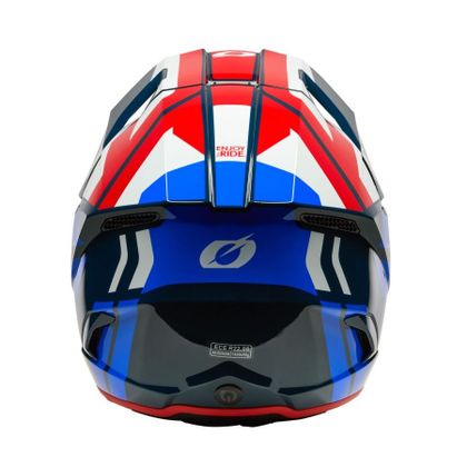 Casque cross O'Neal 3SRS - RIDE 2025 - Bleu / Blanc