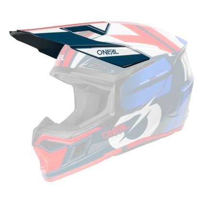 Visière TT O'Neal 3SRS RIDE - Bleu / Blanc
