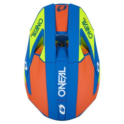 Casque cross O'Neal 3SRS - SOLID 2025 - Bleu / Jaune