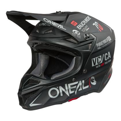 O'Neal 5SRS - BRAND 2025 Cross helmet - Black / Grey Ref : OL2206 