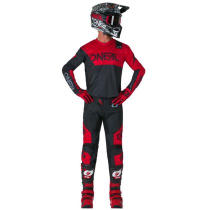 Pantalon cross O'Neal ELEMENT - RACEWEAR 2025 - Noir / Rouge