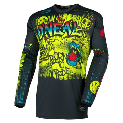 O'Neal ELEMENT - RANCID - CHILD Cross jersey - Black / Yellow Ref : OL2239 