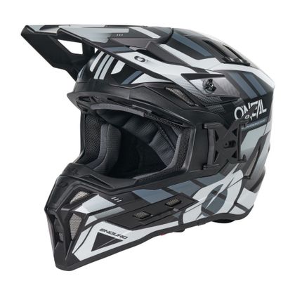 O'Neal EX-SRS - DUST 2025 Cross helmet - Black / Grey Ref : OL2209 