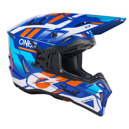O'Neal EX-SRS - DUST 2025 Cross helmet - Blue / Orange
