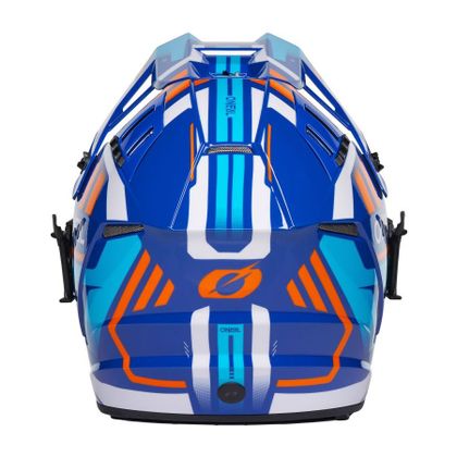 O'Neal EX-SRS - DUST 2025 Cross helmet - Blue / Orange