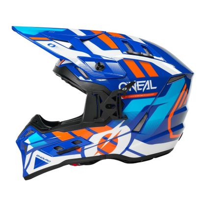 O'Neal EX-SRS - DUST 2025 Cross helmet - Blue / Orange