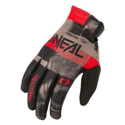 Gants cross O'Neal MATRIX - ROLLER 2025 - Gris / Rouge Ref : OL2168 