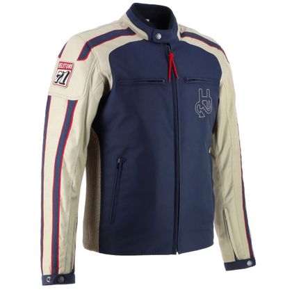 Helstons CLUB MAN Motor Vest - Blue / Beige