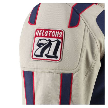 Helstons CLUB MAN Motor Vest - Blue / Beige