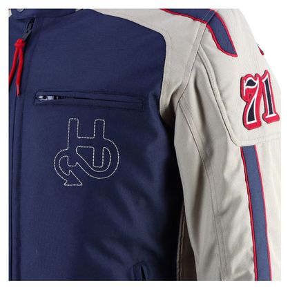 Helstons CLUB MAN Motor Vest - Blue / Beige