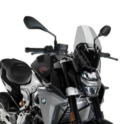 Saute vent Puig sport (POUR MOTOS AVEC SUPPORT D’ORIGINE BMW) - Gris