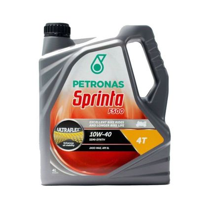 Aceite de motor Petronas SPRINTA F500 10W40 4T semisintético 4 litros universal