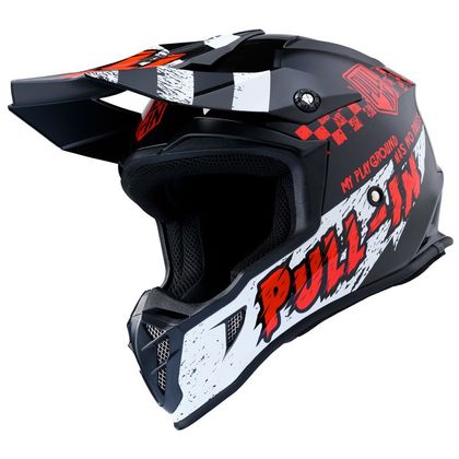 Casco de motocross Pull-in TRASH BLACK RED 2020 Ref : PUL0289 