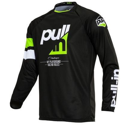 Camiseta de motocross Pull-in CHALLENGER RACE FULL LIME ENFANT 2020 Ref : PUL0318 