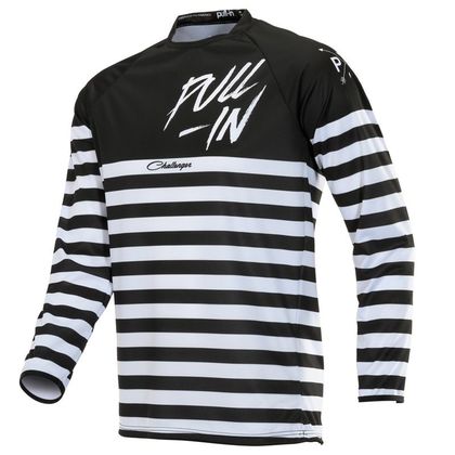 Camiseta de motocross Pull-in CHALLENGER ORIGINAL MARINIERE BLACK 2020 Ref : PUL0314 
