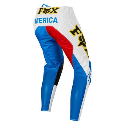 Pantalón de motocross Fox 180 - SPECIAL EDITION - WHITE RED BLUE 2018