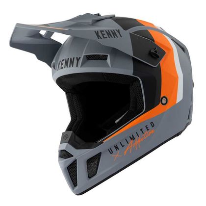 Casco de motocross Kenny PERFORMANCE - GRAPHIC - MATT GREY ORANGE 2021 Ref : KE1318 