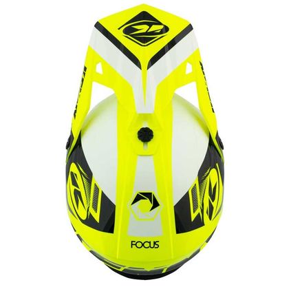 Casque cross Kenny TRACK - GRAPHIC - WHITE NEON YELLOW 2021