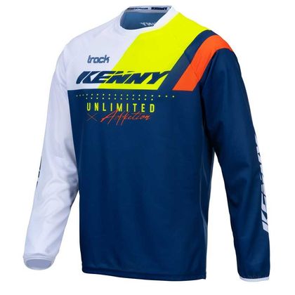 Camiseta de motocross Kenny TRACK - FOCUS - NAVY NEON YELLOW 2021 Ref : KE1379 