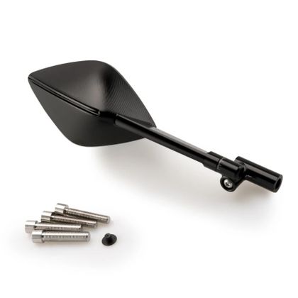 Puig TOP TECH 1 stuur Achteruitkijkspiegel Universeel - Zwart Ref: PUI1049 / 21124N 