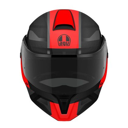 AGV STREETMODULAR - LEDRO Helmet - Black / Red