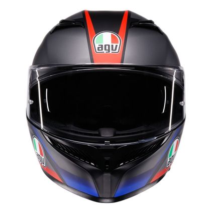 Casque intégral AGV K3 - STRIGA - Noir / Bleu