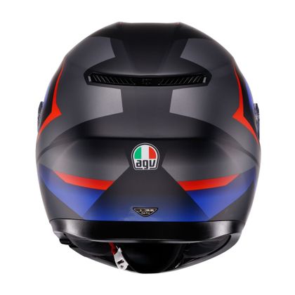 Casque intégral AGV K3 - STRIGA - Noir / Bleu