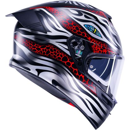 Capacete integral AGV K5 VIVERNA MATT - Preto / Vermelho