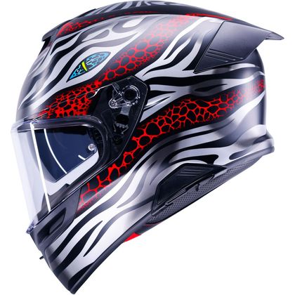 Capacete integral AGV K5 VIVERNA MATT - Preto / Vermelho