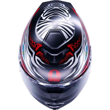 Capacete integral AGV K5 VIVERNA MATT - Preto / Vermelho