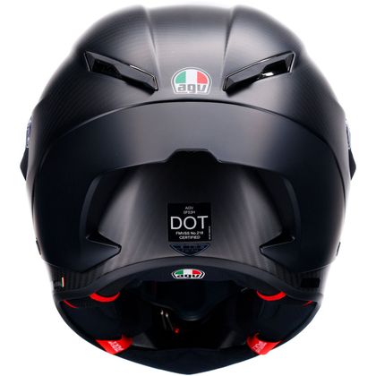 Capacete integral AGV PISTA GP RR S MONO MATE CARBON - Carvão