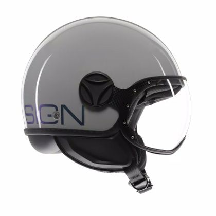 Momo Design FGTR KLASSIEK Helm - Blauw / Roos