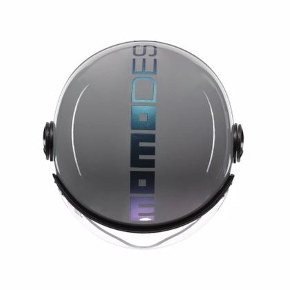 Momo Design FGTR KLASSIEK Helm - Blauw / Roos