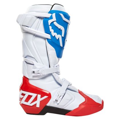 Botas de motocross Fox 180 - LIMITED EDITION - WHITE RED BLUE 2018